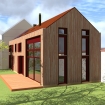 2012 - Chablis - Rue du Foulon - Yonne (89). Construction d'une maison à ossature bois.